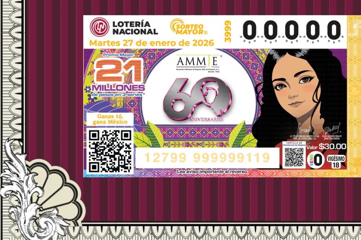 Resultados Lotería Nacional 27 de enero 2026: números ganadores del Sorteo Mayor 3999