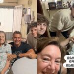 Sergio Lapegüe celebró el cumpleaños de su madre después del violento robo que sufrió: “Felices de verte sonreír”