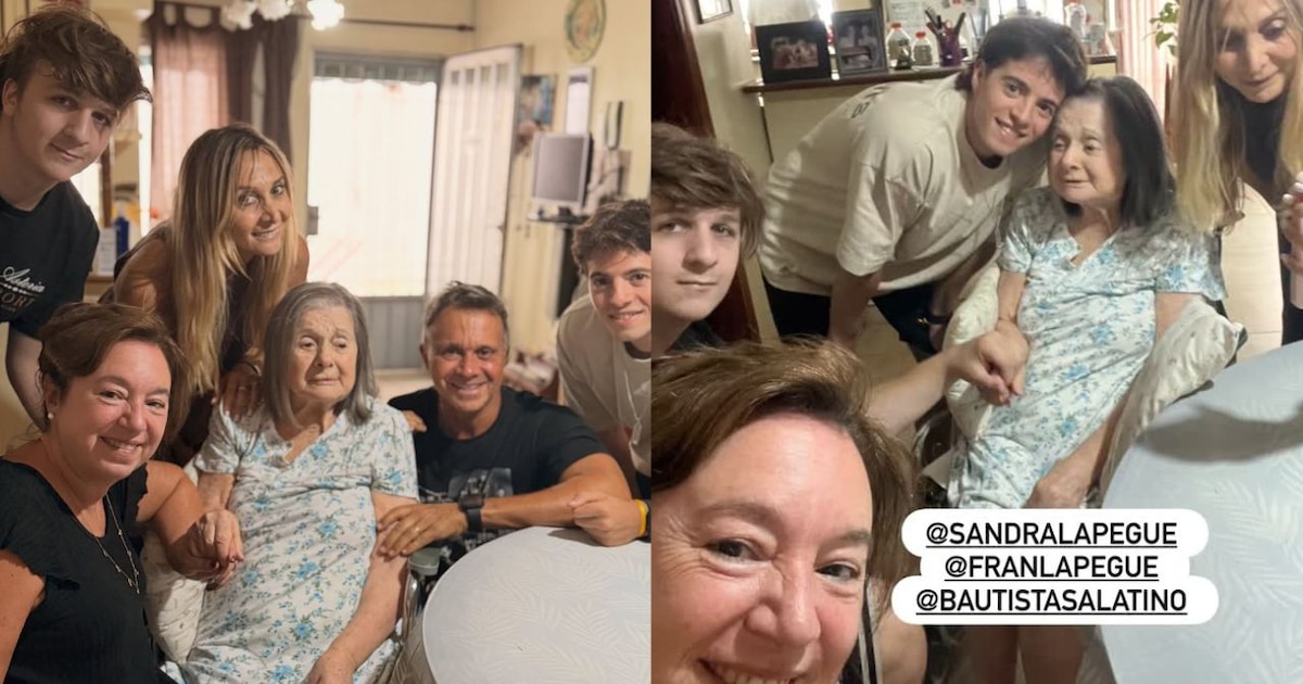 Sergio Lapegüe celebró el cumpleaños de su madre después del violento robo que sufrió: “Felices de verte sonreír”